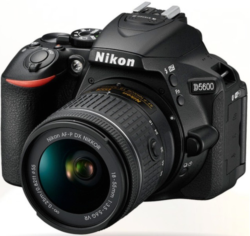 Cámara Nikon D5600, Lente 18-55mm 24,2mpx Full Hd.