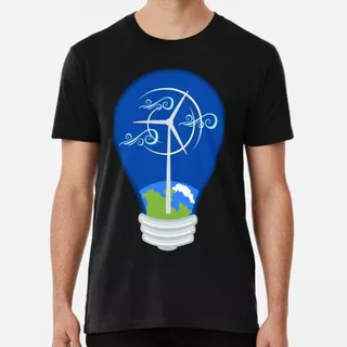 Remera Light Bulb With Yellow Flowers Magnet Algodon Premium