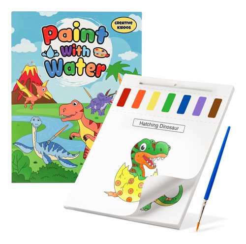 Libro Para Colorear Con Agua Para Ninos Pequenos: Kit De Act