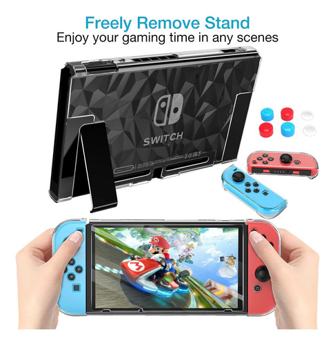 Funda Heystop Switch Para Nintendo Switch, Acoplable Con...