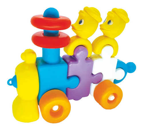 Brinquedo Trenzinho Colorido Bizu - Maxi Toys