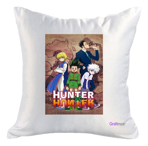 Cojín Blanco Felpa Hunter X Hunter 40x40 Grafimax