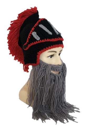 Gorro De Lana De Caballero Romano Medieval Vintage Barba