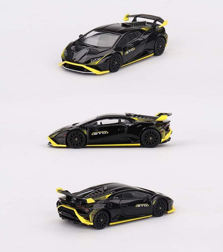 Mini Gt Lamborghini Huracan Sto Nero Noctis # 638 Mijo Exc.