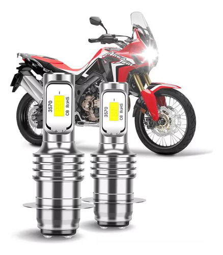 Faros Led H6 P15d Para Honda Atc 350x 1985-1986 12v