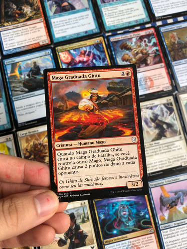 Deck Commander Magos Controle E Dano Magic The Gathering 03 03 Inglês E Português (Usado)