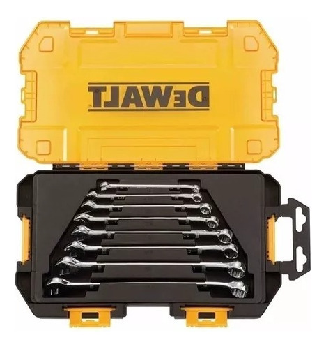 Juego De 8 Llaves Combinadas Estandar Sae Dewalt Dwmt73809