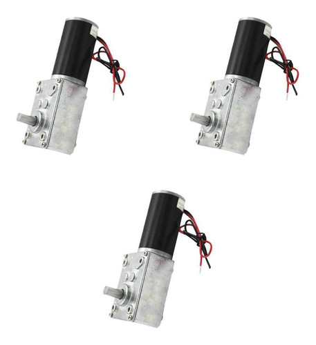 Imagen 1 de 12 de 3pcs Worm Box Motor High Reducir 12v
