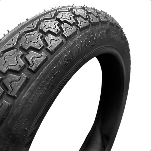 Pneu Traseiro Robust Vitesse Com Câmara Biz E Pop 80/100-14