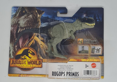 Rugops Primus Dinosaurio Jurassic World Dominion Scan Code