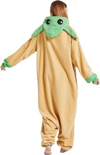 Disfraz Pijama De Baby Yoda Grogu De Star Wars Mandalorian Unisex Mujer Hombres Damas Adultos Envio Gratis
