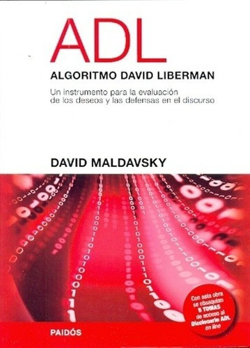 Imagen 1 de 2 de Libro - Adl Algoritmo David Liberman - Maldavsky, David