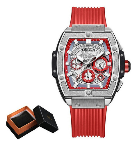 Relojes De Pulsera De Silicona Onola Calendar Luminous