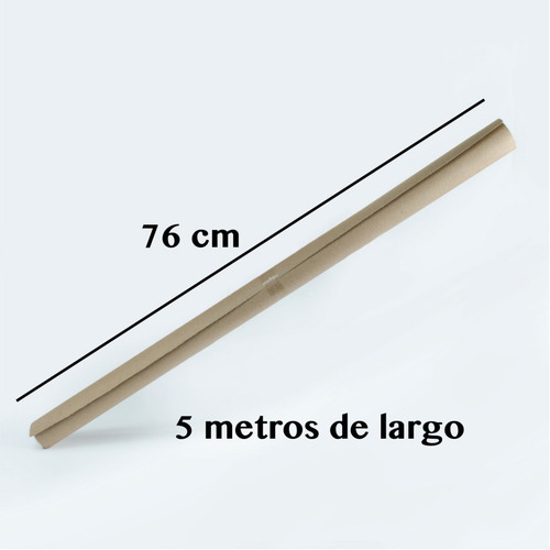 Rollo De Papel Kraft Para Envoltura 76 Cms X 5 M De 90 Grs