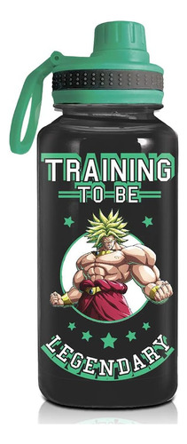 Dragon Ball Super Saiyan Goku - Botella De Agua Tapa Ve...