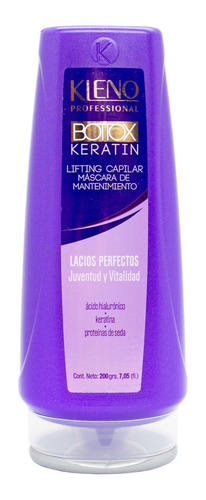 Mascara Para Bottox Keratin Lifting Capilar Kleno X 200gr