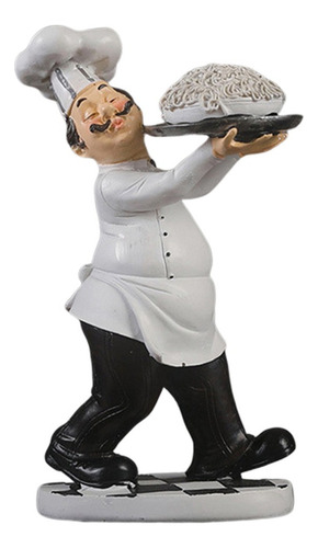 Estatua De Chef De Resina, Modelo De Figura De Chef Franc