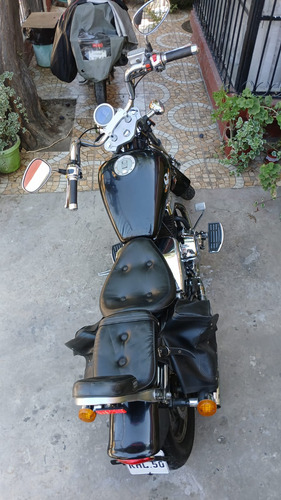 Moto Choper Color Negro Moto 350 Cc Unico Dueño