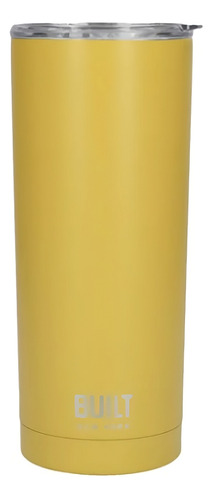 Vaso térmico Built NY Vacuum Insulated color mustard 591mL