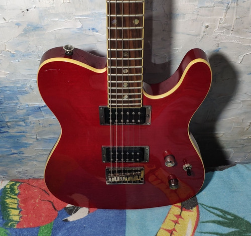 Fender Telecaster Crimson Red Fmt Hh Custom Lmt - Willaudio (Usado)