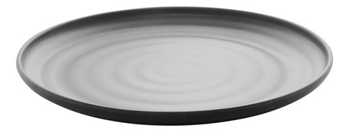 Prato Para Sobremesa Tóquio Em Melamina Preta 18cm - Lyor