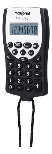 Calculadora Bolso Max Mx-c90 Max 1 Pc Cor Preto