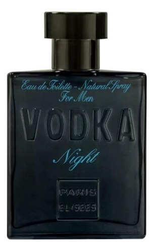 Perfume Vodka Night Paris Elysees Eau De Toilette 100ml