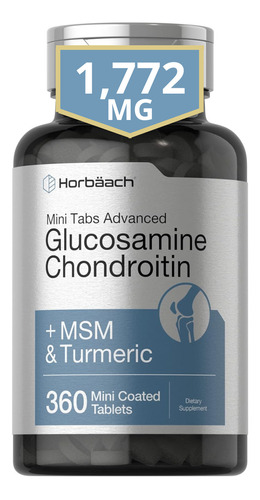 Glucosamina Condroitina 3600 Mg + Msm Cúrcuma Colágeno 360c