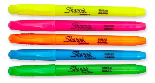 Resaltador Estilo Bolsillo Sharpie Accent, Colores Surtidos,