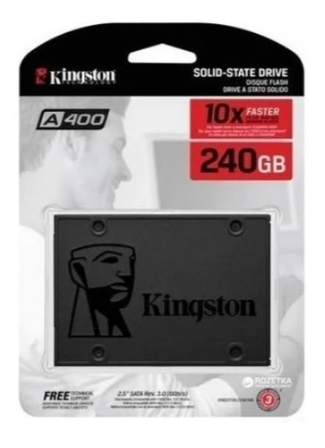 Disco Sólido Interno Kingston Sa400s37/240g 240gb