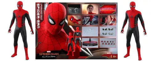 ACTION FIGURE HOMEM ARANHA UPGRADED SUIT 1:6 HOT TOYS