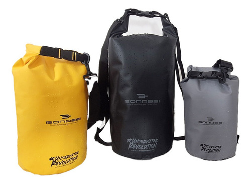 Bonassi Bolsa Seca Mochila Impermeable De 10 Litros Dry Bag Color Amarillo