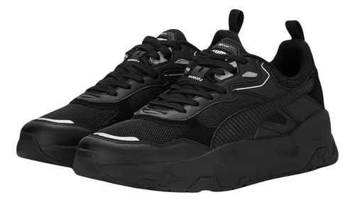 Tenis Puma Trinity Hombre Sneakers Casual - 38928903 Negros Cómodos Transpirables Moda Urbana