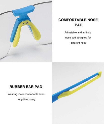 Lentes Rockbros Para Ciclismo Y Running Fotocromatico Azul