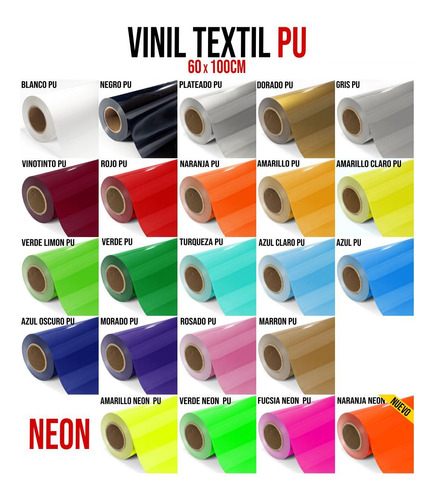 Vinil Textil Pu De 61 X 200 Cm (2 Metros Combinado)