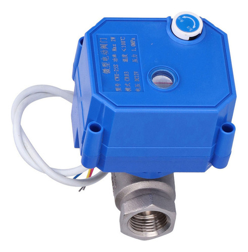 Válvula De Bola Motorizada De Acero Inoxidable De Paso Recto