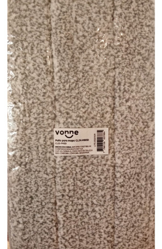 Repuesto Paño Mopa Microfibra Rectangular Vonne 42 X 12 Cm