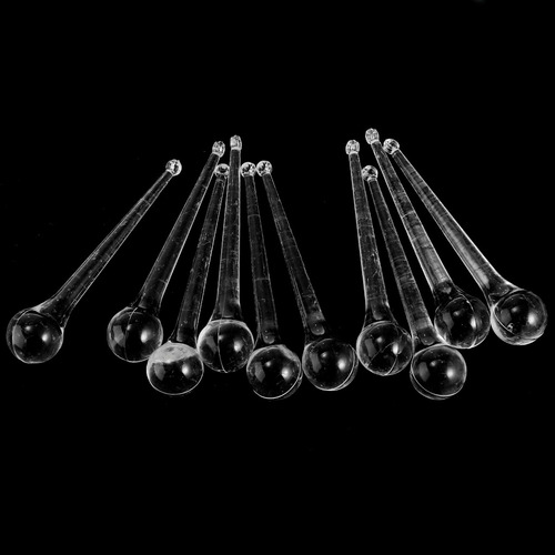 10 Piezas De Cristal Colgante De Gota De Lluvia Piezas De