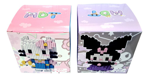 Mini Block Bloques Kitty Kuromi Sanrio Construccion 3d