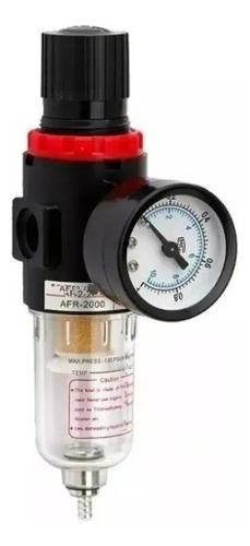 Filtro Regulador De Aire Manómetro 1/4 Compresor