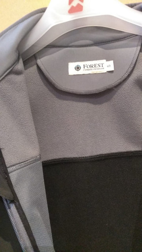 Imagen 2 de 3 de Campera Softhell Forest Leather H-07 Abrigo Cortavientos