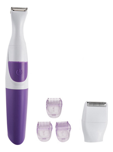 Cortapelos Lavable 2 En 1 Para Mujer, Color Morado