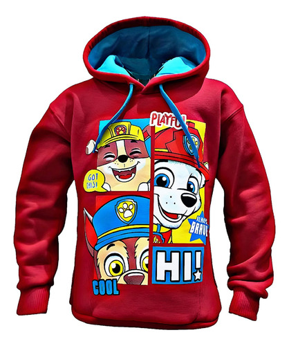 Buzo Paw Patrol Patrulla Canina Marshall Frizado Premium