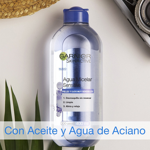 Imagen 5 de 6 de Agua Micelar Desmaquillante Garnier 400ml