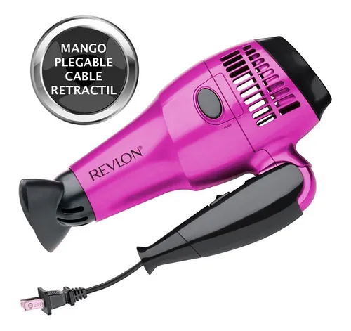 Secadora Revlon Mango Plegable Y Cable Retr ctil 1875w 899