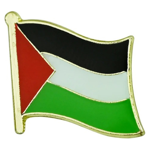 Pin Metalico Broche Bandera Palestina Pasaporte Viaje Pais