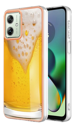 Funda De Tpu Draft Beer Imd Para Motorola Moto G54