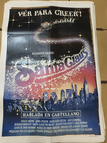 Afiche De Cine Original 1213- Santa Clauss-