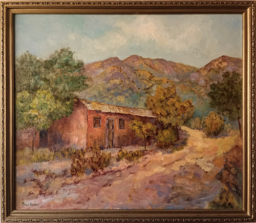 Cuadro Decorativo Paisaje Campo Oleo 67x77cm Pablo Rivera