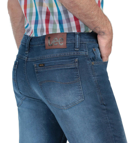 Pantalón Jeans Regular Fit Lee Hombre 357